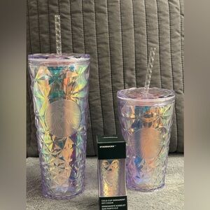Starbucks Tumbler White Diamond Prism Unicorn